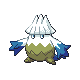 Snover shiny front-facing sprite from Pokémon Diamond