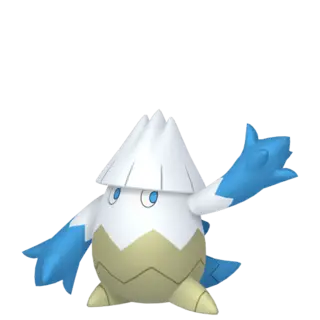 Snover shiny front-facing sprite from Pokémon Y