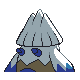 Snover shiny back-facing sprite from Pokémon Platinum