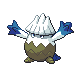 Snover shiny front-facing sprite from Pokémon Platinum