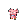Snubbull front-facing sprite from Pokémon Black