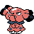 Snubbull front-facing sprite from Pokémon Crystal