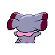 Snubbull shiny back-facing sprite from Pokémon Pearl