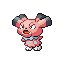 Snubbull front-facing sprite from Pokémon Emerald
