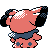 Snubbull back-facing sprite from Pokémon Silver