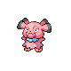 Snubbull front-facing sprite from Pokémon HeartGold