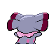 Snubbull shiny back-facing sprite from Pokémon HeartGold