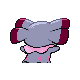 Snubbull shiny back-facing sprite from Pokémon Platinum