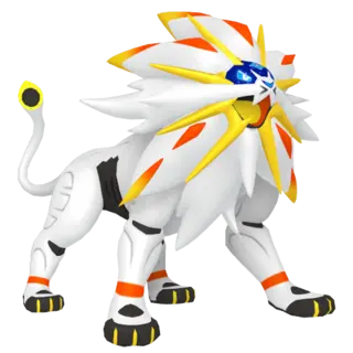 Solgaleo front-facing sprite from Pokémon Ultra Sun