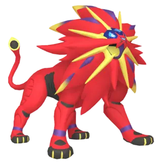 Solgaleo shiny front-facing sprite from Pokémon Ultra Sun