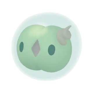 Solosis shiny front-facing sprite from Pokémon Sword