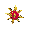 Solrock shiny back-facing sprite from Pokémon White 2