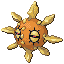 Solrock front-facing sprite from Pokémon Emerald