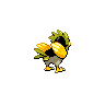 Spearow shiny back-facing sprite from Pokémon Black 2