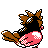 Spearow back-facing sprite from Pokémon Crystal