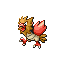 Spearow front-facing sprite from Pokémon Emerald