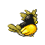 Spearow shiny back-facing sprite from Pokémon LeafGreen