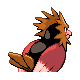 Spearow back-facing sprite from Pokémon SoulSilver