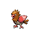Spearow front-facing sprite from Pokémon SoulSilver