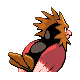 Spearow back-facing sprite from Pokémon Platinum