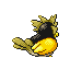 Spearow shiny back-facing sprite from Pokémon Ruby