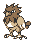 Spearow front-facing sprite from Pokémon Yellow