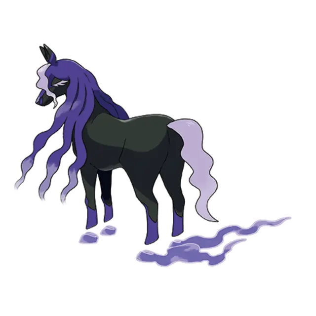 Spectrier, the Swift Horse Pokémon — Ghost-type Pokémon official artwork