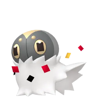 Spewpa front-facing sprite from Pokémon Alpha Sapphire