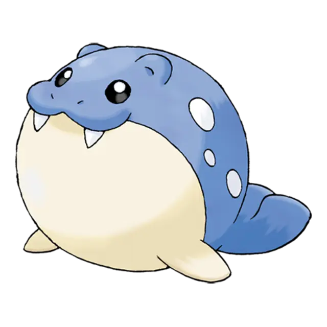 Spheal, the Clap Pokémon — Ice/Water-type Pokémon official artwork