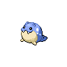 Spheal front-facing sprite from Pokémon Black 2