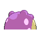 Spheal shiny back-facing sprite from Pokémon Diamond