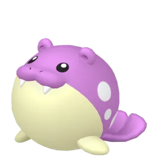 Spheal shiny front-facing sprite from Colosseum
