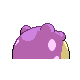 Spheal shiny back-facing sprite from Pokémon Platinum