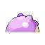 Spheal shiny back-facing sprite from Pokémon Sapphire