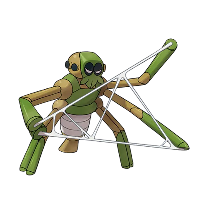 Spidops, the Trap Pokémon — Bug-type Pokémon official artwork
