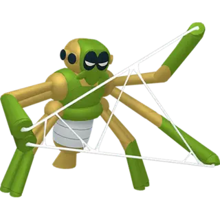 Spidops front-facing sprite from Pokémon Violet