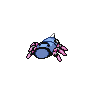 Spinarak shiny back-facing sprite from Pokémon White