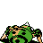 Spinarak back-facing sprite from Pokémon Crystal