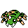 Spinarak front-facing sprite from Pokémon Crystal