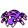 Spinarak shiny front-facing sprite from Pokémon Crystal