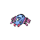 Spinarak shiny front-facing sprite from Pokémon Diamond