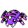 Spinarak shiny front-facing sprite from Pokémon Gold