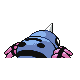 Spinarak shiny back-facing sprite from Pokémon HeartGold