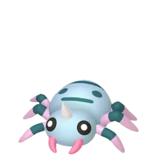 Spinarak shiny front-facing sprite from Colosseum