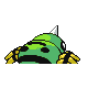 Spinarak back-facing sprite from Pokémon Platinum