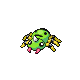 Spinarak front-facing sprite from Pokémon Platinum