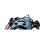 Spinarak shiny back-facing sprite from Pokémon Sapphire
