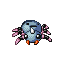 Spinarak shiny front-facing sprite from Pokémon Sapphire