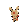 Spinda back-facing sprite from Pokémon Black