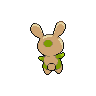 Spinda shiny back-facing sprite from Pokémon Black